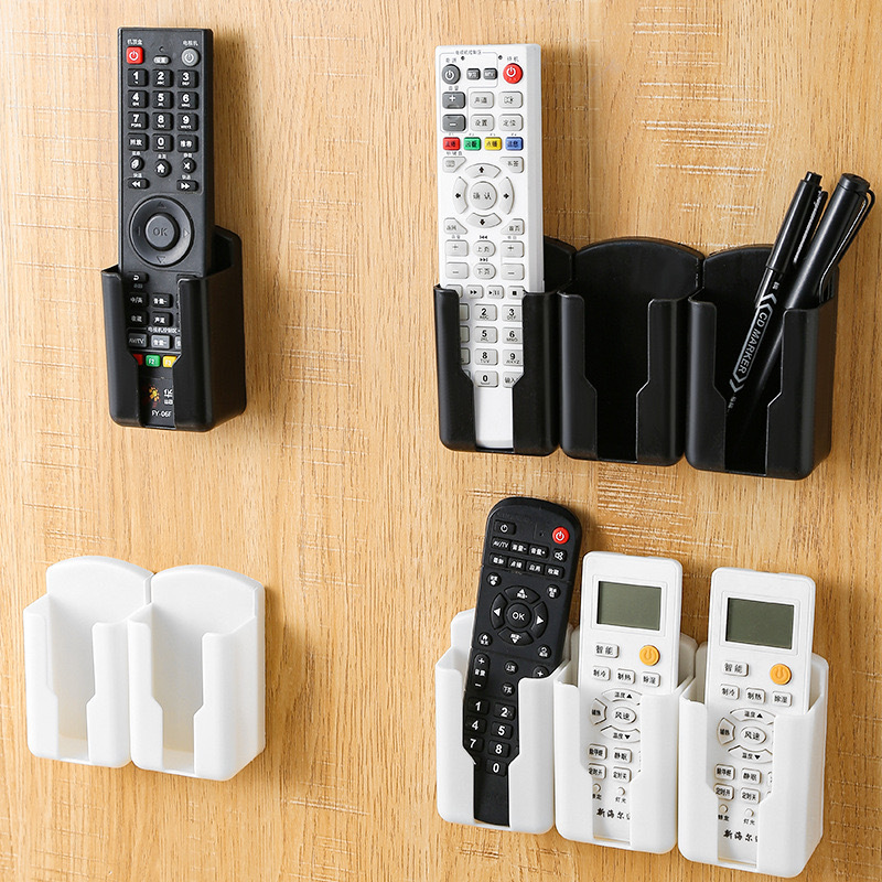 Remote Control Storage Box, High-End, Punch-Free, Wall-Mounted Buckle, Multi-Functional Tv Air Conditioner Storage Box