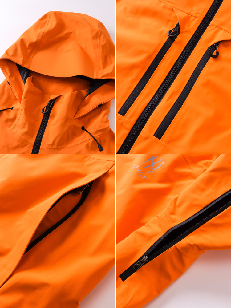 [Factory Direct Sales] Apvcx Ski Suit 2.0 Series Men's and Women's Same Style 3L Hard Shell Fully Glued Waterproof Ski Suit