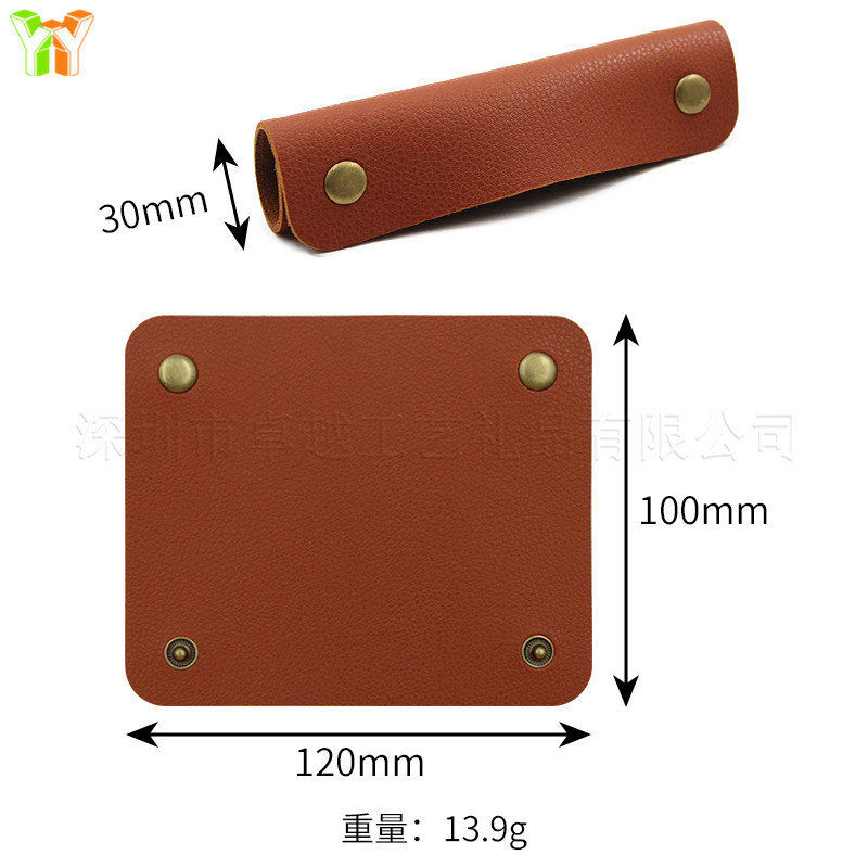 Outgoing Leather Anti-Le Leather Case Luggage with Decompression Belt Bag Removable Handle Rod Leather Case