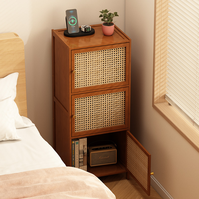 Bedside Table Storage Rack Small Household Bedroom Bedside Table Replacement 2025 New Simple Modern Rental Room