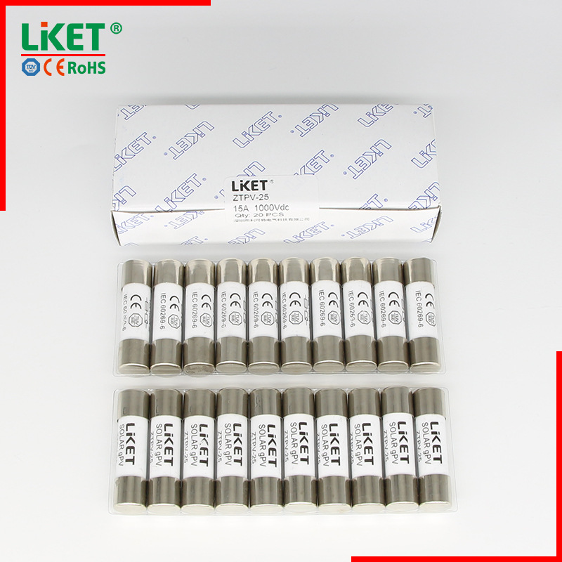 Photovoltaic DC fuse 253032A DC1000V1038gpv high voltage fuse tube melt for Combiner Box