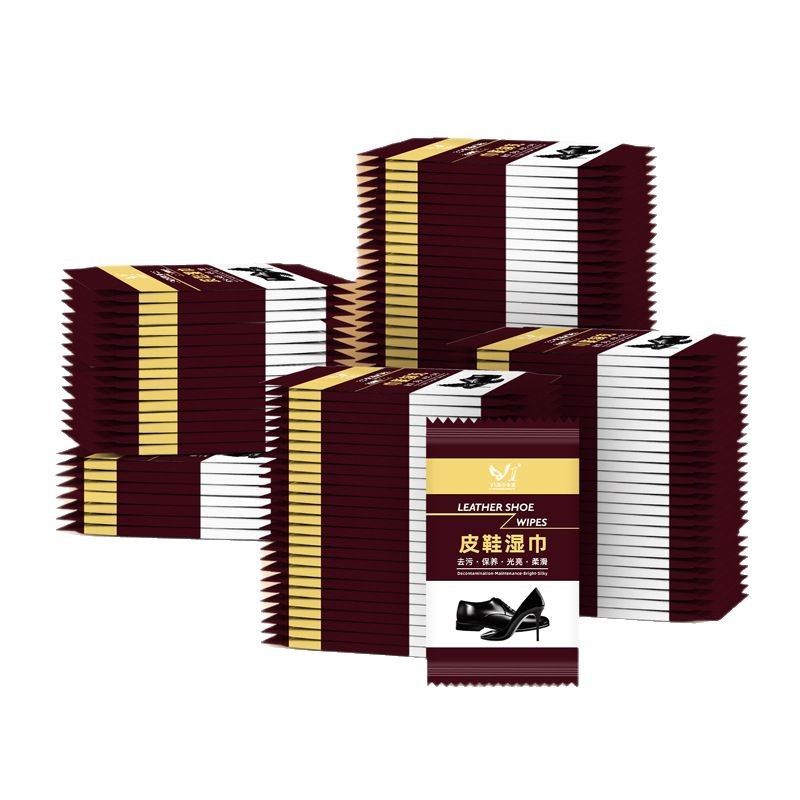 Disposable Shoe Polishing Wipes Leather Polishing Care Portable Shoe Polishing Wipes Leather Goods Genuine Leather Polishing Leather Care