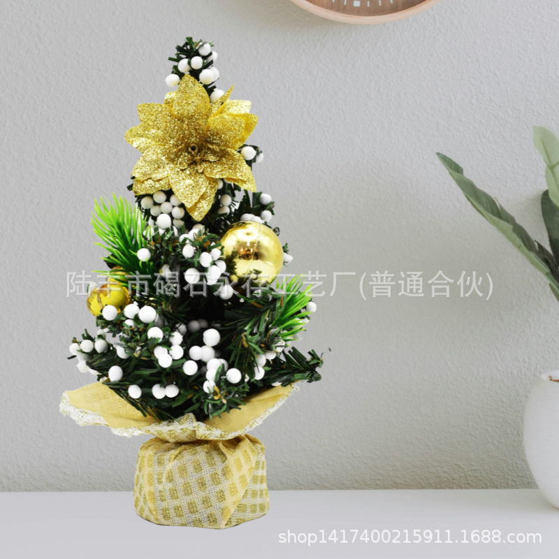 Jewelry Tree 20cm Mini Christmas Decoration Tree Christmas Holiday Shopping Mall Event Decorations Desktop Small Tree