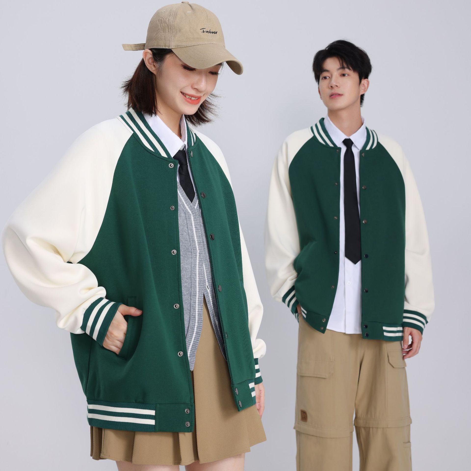Baseball uniform custom logo sweater training institution tooling long sleeve coat student class uniform enterprise work uniform embroidery