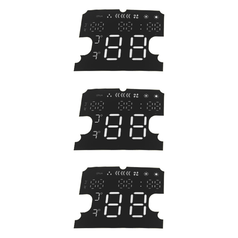 Digital Translucent 88 Display Diaphragm Led Digital Tube Display Diaphragm Radio Pet Diffusion Film Digital Screen