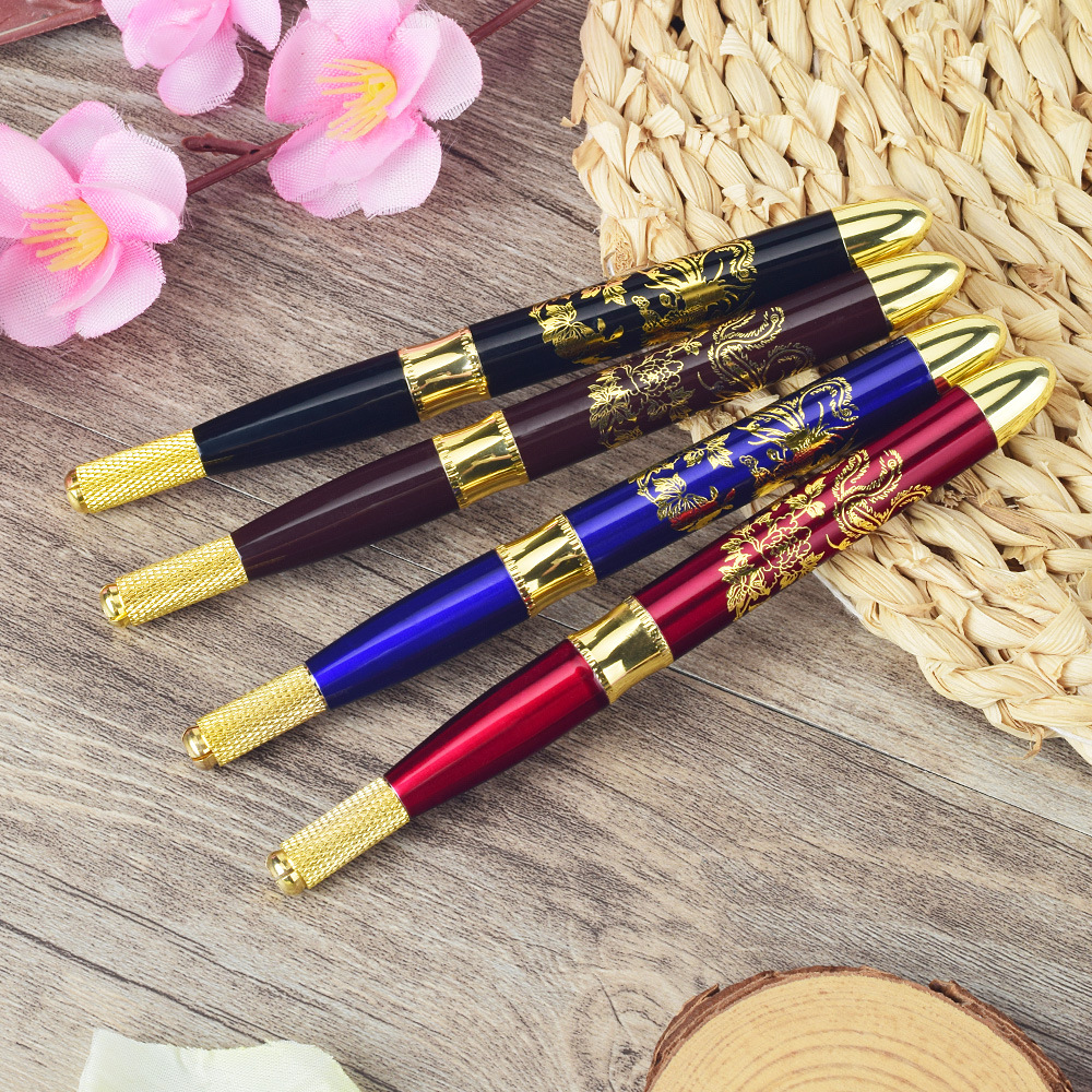 Single-head Phoenix Carving Embroidery Pen No. 28 Eyebrow Pen Korean-style Baking Paint Multifunctional Handmade Embroidery Pen Embroidery Handmade Pen