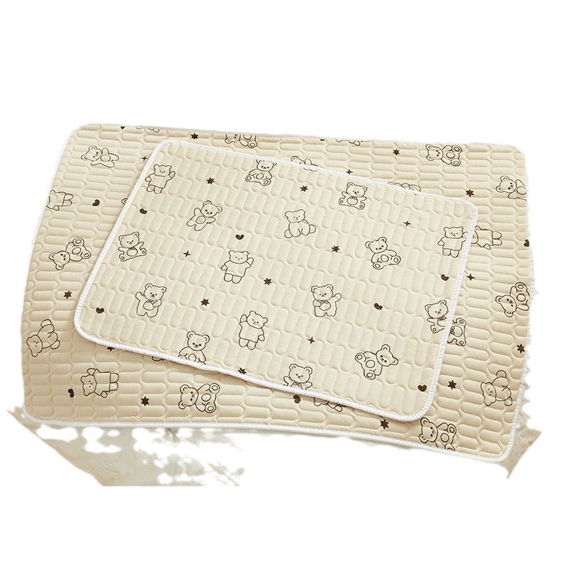 Class A knitted cotton five-layer absorbent urine insulation pad non-slip waterproof nursing pad baby stroller leak-proof pad manufacturers wholesale