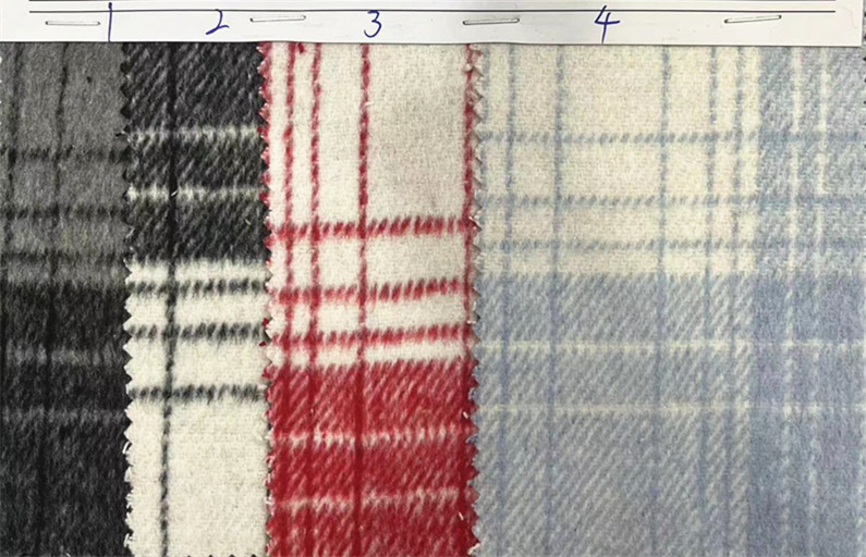 Spot Woolen Woolen Brushed Plaid Outwear Clothing/shoes, Hats/luggage Fabrics Are Beautiful Price