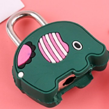 Student diary cartoon lock cute gift lock mini padlock piggy bank change jar lock can do logo
