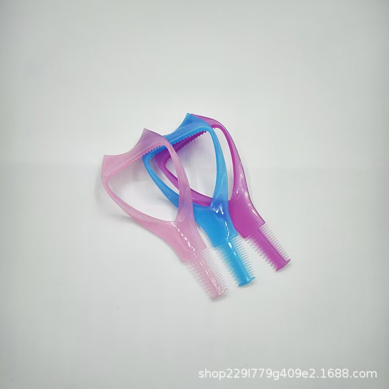 Cross-border three-dimensional crystal three-in-one eyelash card novice eyeliner assistant multifunctional eye baffle tool