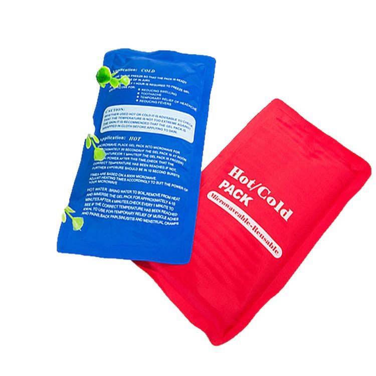 Jiangsu manufacturers supply hot and cold bags for hot and cold compress long condensate polyester cloth ice bags for microwave heating hot and cold