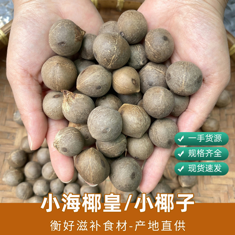 Маленький морской кокосовый король, маленькая кокосовая скорлупа, мини маленький морской кокос, десерт из кокосового молока 100г, оптовая продажа супа