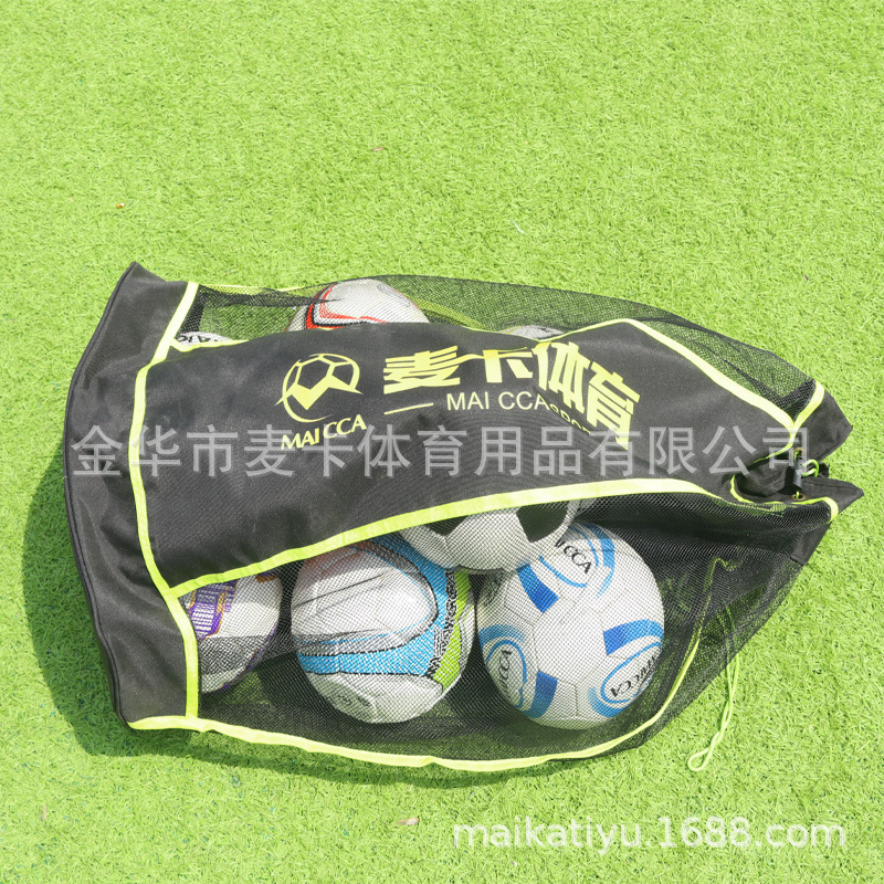 Micah Ball Bag Soccer Storage Bag Basketball Volleyball Soccer Equipment Large Net Bag 5 Size Ball Storage Bag Mesh Bag