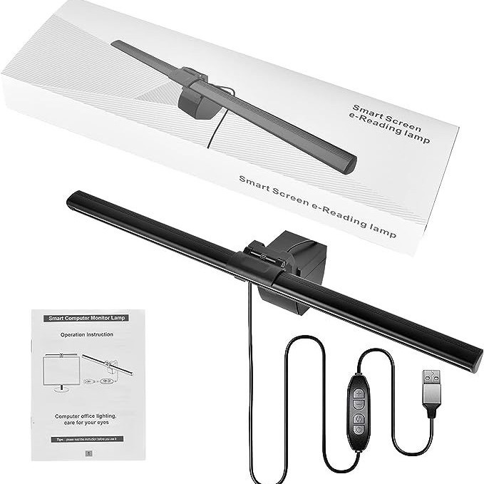 Classic Screen Light Asymmetric Dimming Eye Protection Lamp Reading Table Lamp Night Light Display Anti-Blue Light