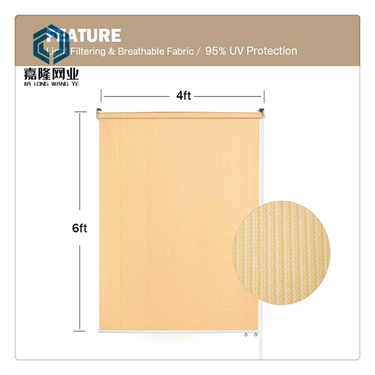 Bsci Manufacturer Amazon Ebay Cross-Border E-Commerce Outdoor Sunshade Roller Blind Fabric Customized Sunshade Curtain Fabric