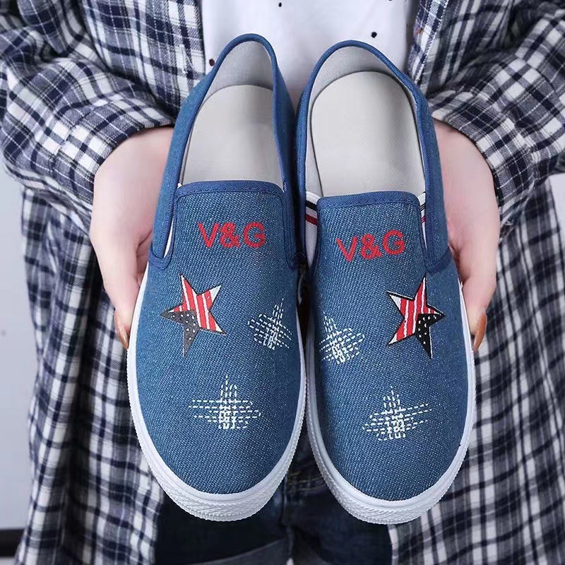 Spring, Autumn and Summer Casual Canvas Shoes for Women, Old Beijing Cloth Shoes, Student Shoes, Ultra-Light and Versatile, Tbottomon Soles, Non-Slip and Wear-Resistant