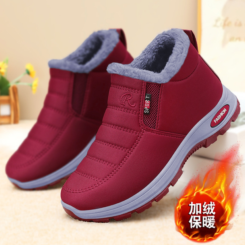 Хлопковые ботинки для женщин, утепленные и удобные, для активного отдыха