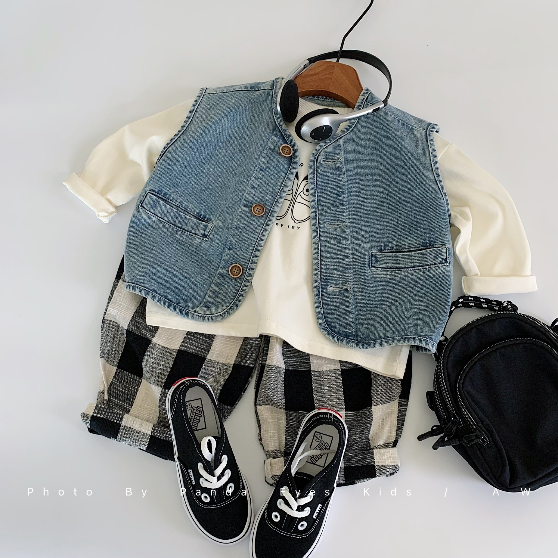 Жилет для мальчиков, стильная верхняя одежда для детей весной и осенью, джинсовый жилет, модный осенний наряд для малышей и детей младшего возраста