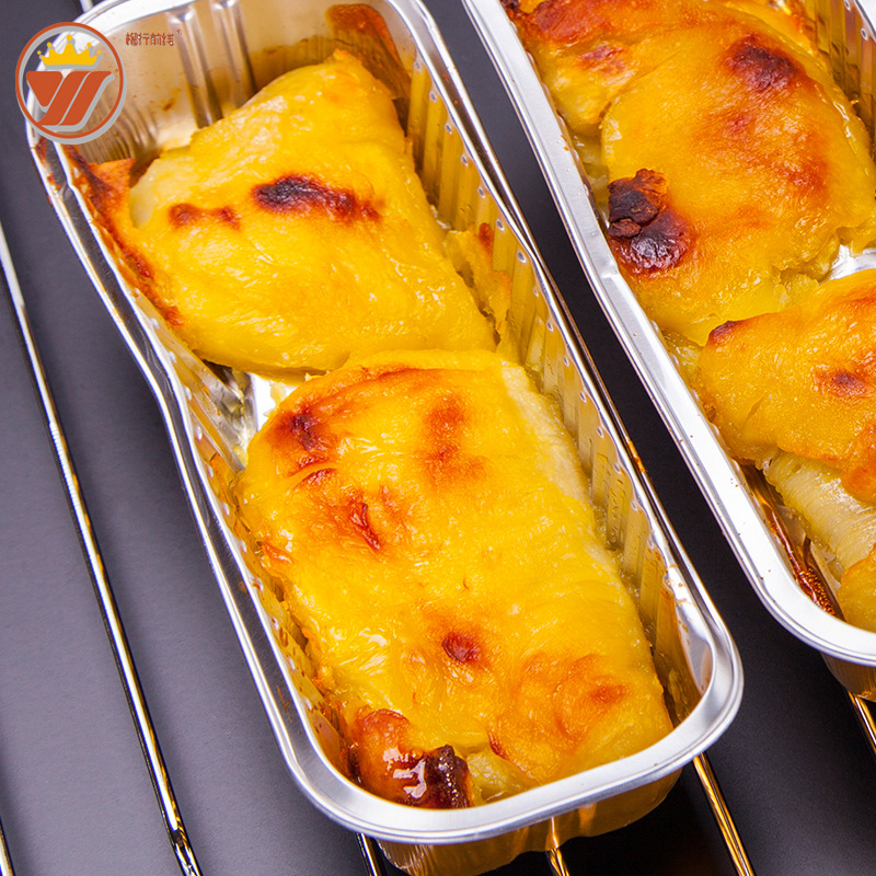 Thai Golden Pillow Frozen Durian Wholesale Aluminum Foil Roasted Durian Tin Box Roasted Durian Pulp 100G/Box