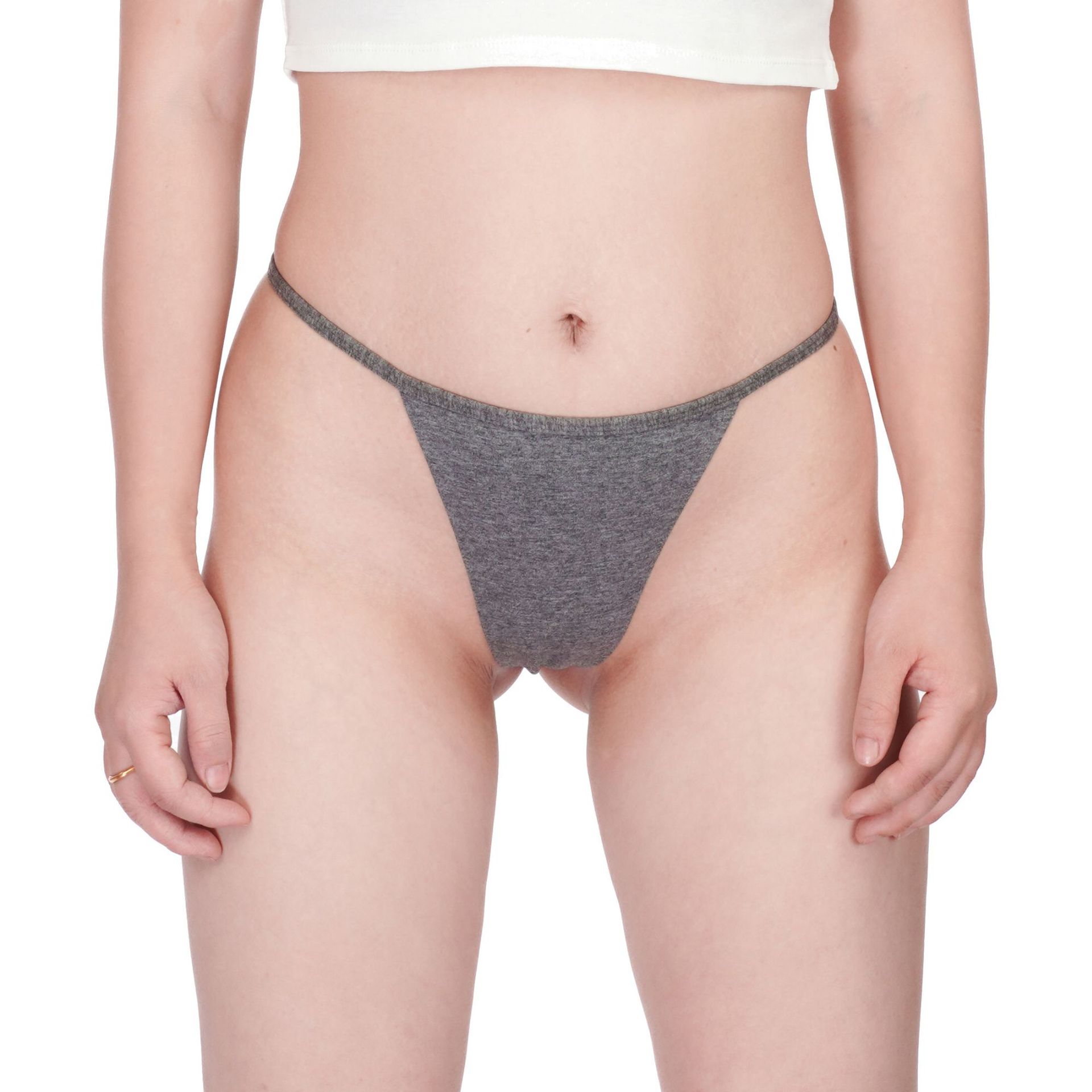 Women's Cotton T-pants Traceless One-piece Mid-waist Naked Comfortable Traceless Breathable Sexy Women's Underwear