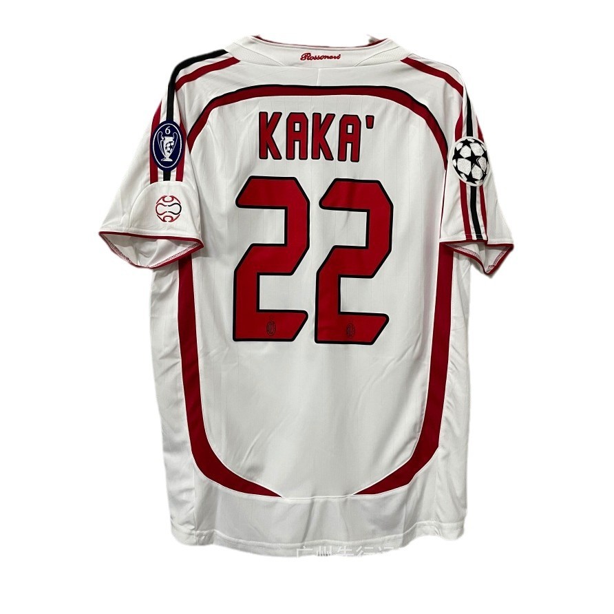 Retro Football Suit Popular AC/22 Kaka 80 Ronaldinho Manchester United Red Devils Beckham Source Factory