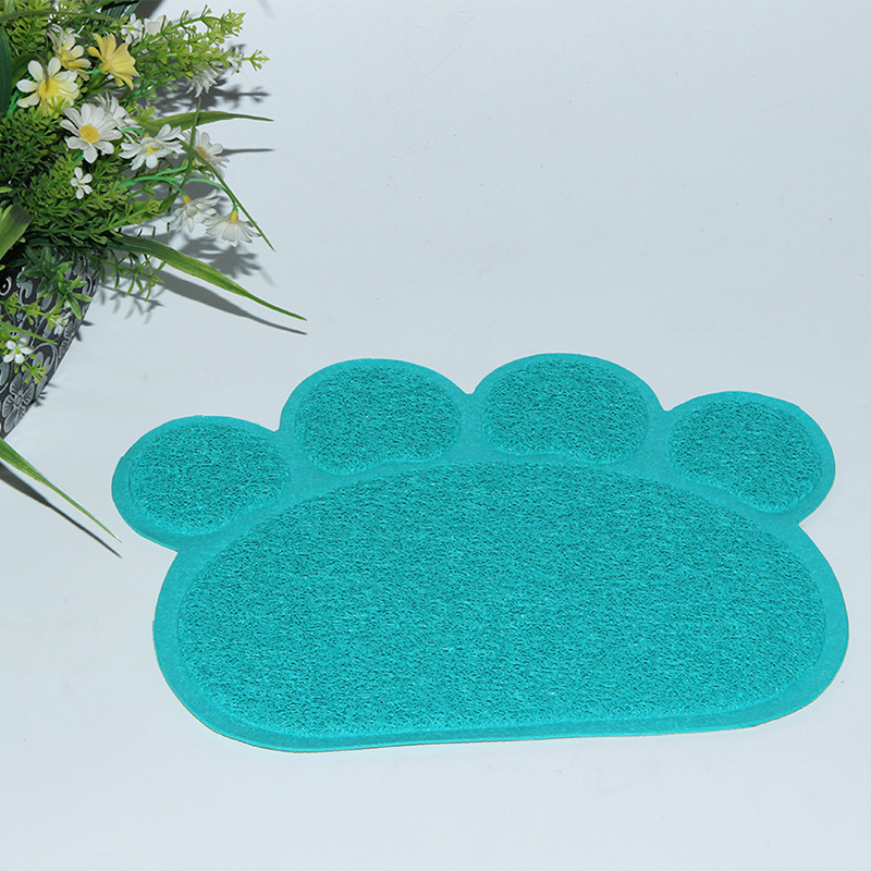 PVC claw-shaped cat litter mat cat foot mat cat litter mat cat litter basin mat cat nest toilet non-slip foot mat