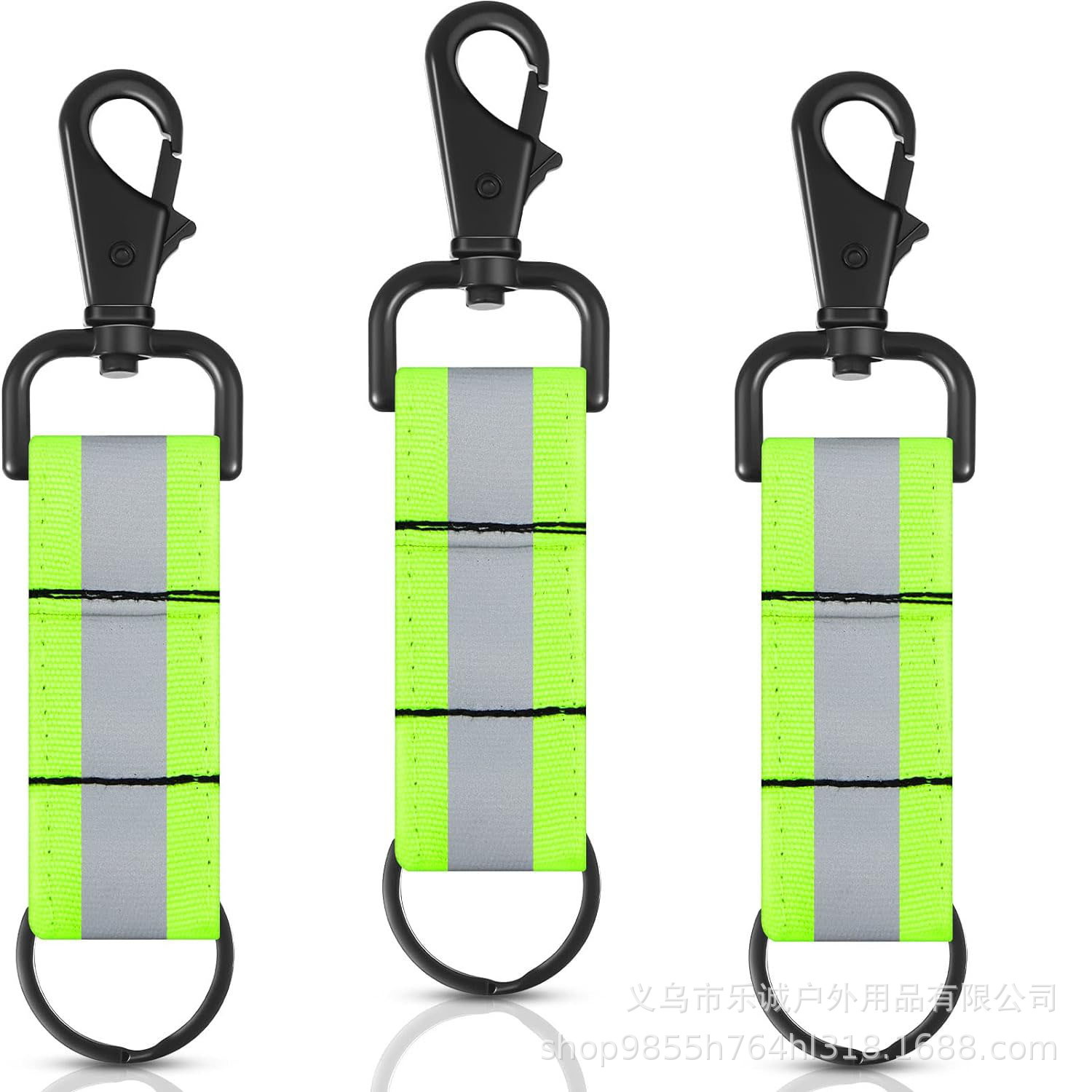 Cross-border fire gloves clip support belt reflective nylon webbing gloves support belt