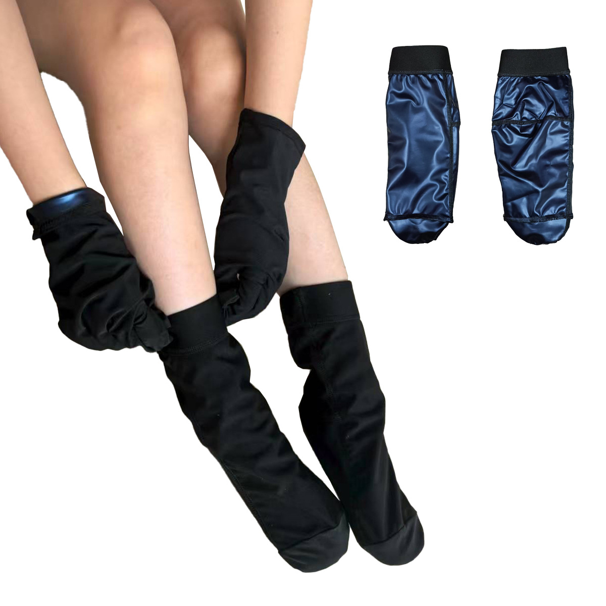 Cross-border Women's Sweating Sauna Foot Cover Sweating Coating Moisturizing Smooth Yoga Foot Cover