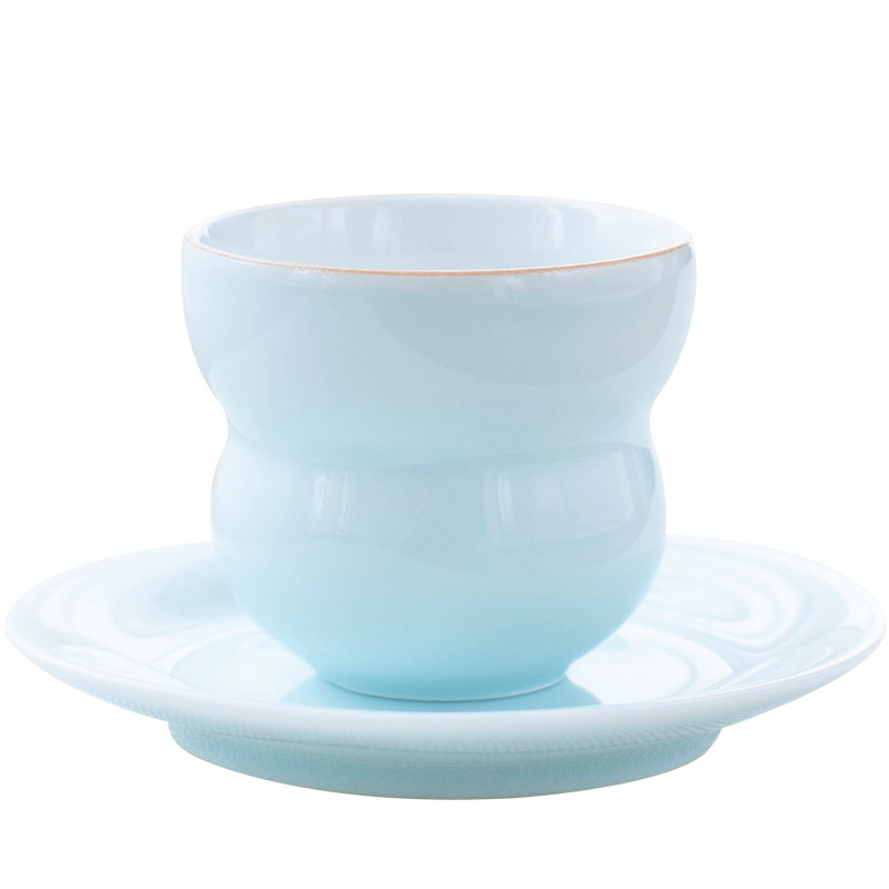 Celadon Gourd Cup Personal Master Cup Tea Tasting Cup Single Small Capacity Home Tea Tasting Cup Ceramic