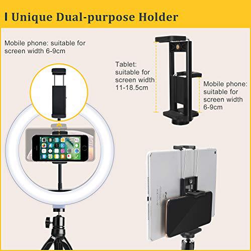 Eye protection beauty soft light, 10 inch 25cm anchor special lighting photo three-color soft light live light ring light