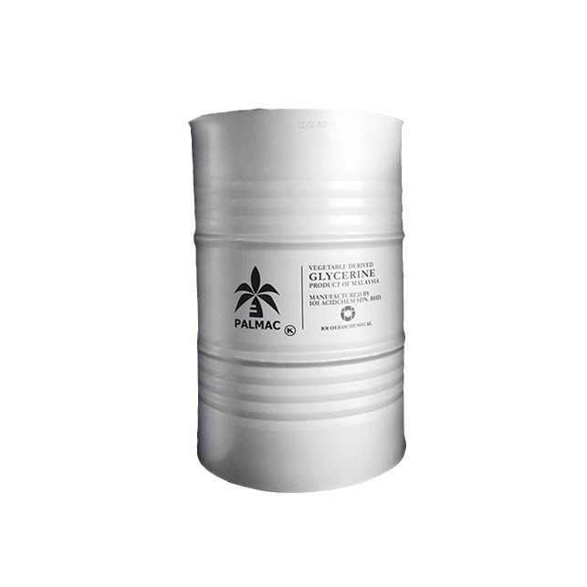 Supply Malay Coconut Brand Glycerin Vg Food Grade Glycerol 99.7% Content 270kg International Standard