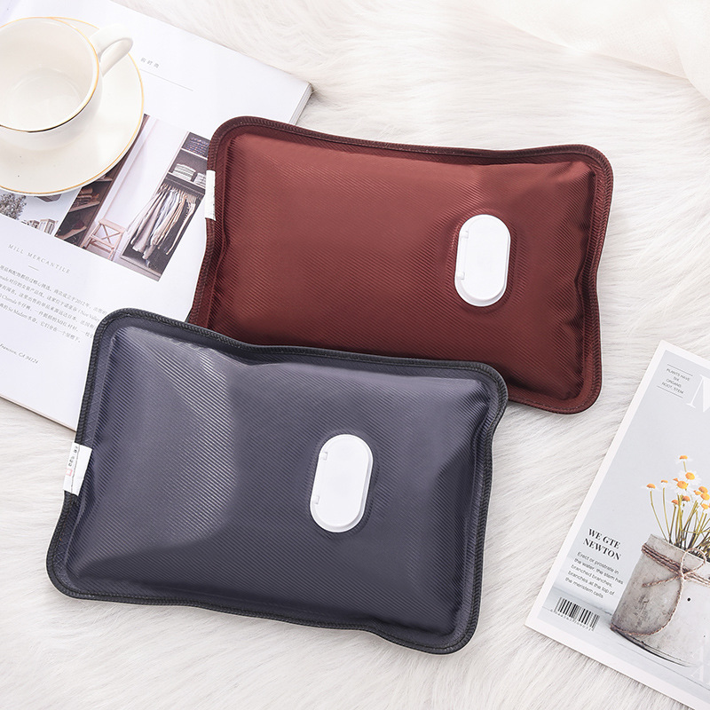 Mercerized twill water injection hot water bag rechargeable explosion-proof hand warmer electric heater adult warm handbag New Baby