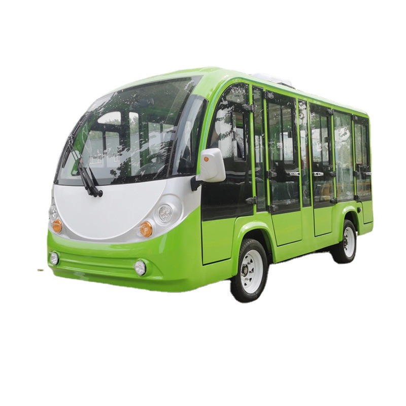 Electric Sightseeing Car with 14-23 Seats, Enclosed and Air-Conditioned, for Scenic Spots, Hotel Reception, and Shuttle Service