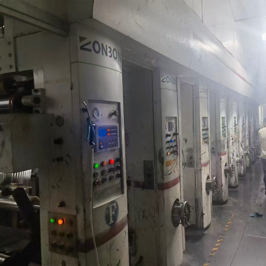 Used Gravure Fully Automatic Computer Color Printing Machine Three-Motor Static Screen Reverse Printing Frame Plastic Film Printing