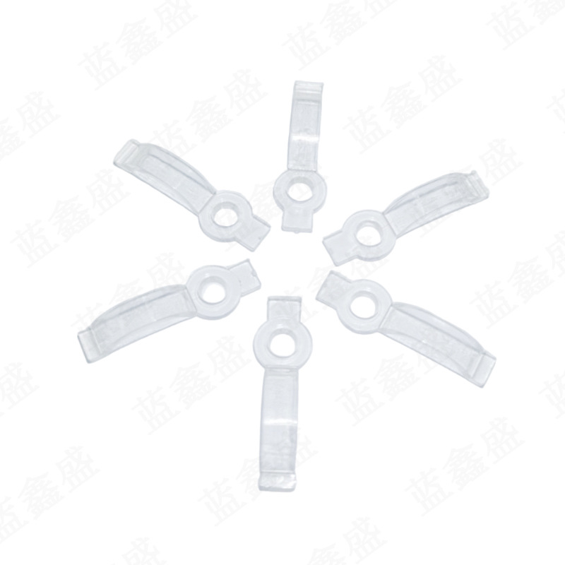 Factory Direct Sales Led Light Strip Sleeve 8Mm10Mm Snap-On Fixing Clip Silicone Clip Light Strip Fixing Hard Clip