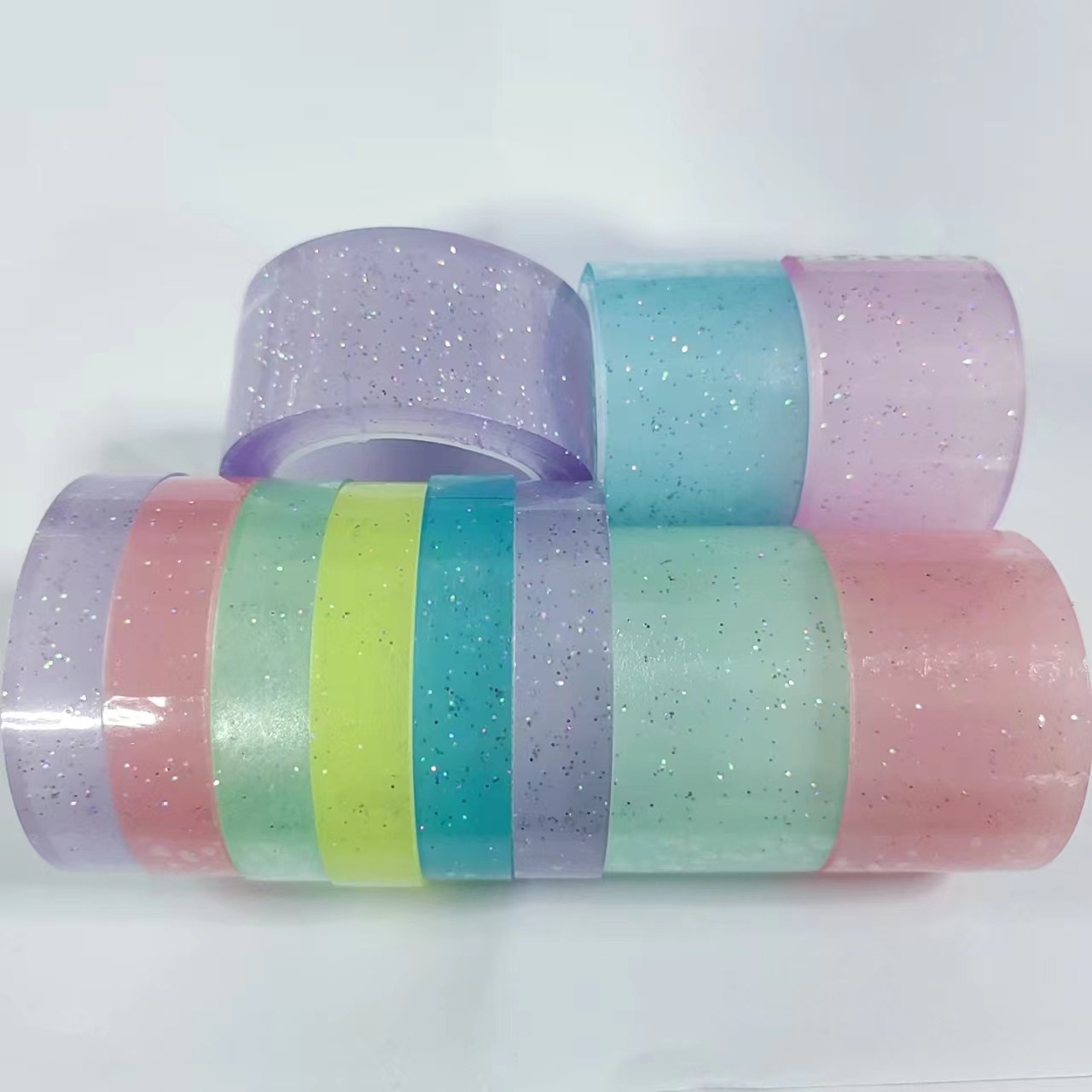 [Ice Flash] Free-hand drawing adhesive tape novice can use continuous silk adhesive tape diang ball