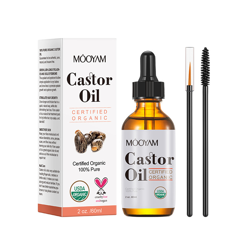Cross border Castor Oil Castor Oil skin care massage base Oil hair eyebrow eyelash care organic Castor Oil