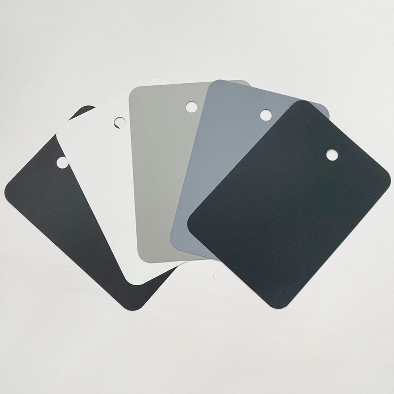 Metal Color Card for Export Cars, Stripesd Plaid Small Iron Color Card Available in Color and Size