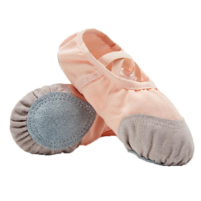 Children's Dance Shoes, Women's Soft-Soled Practice Shoes, Adult Ballet Lace-Free Cat Claw Cotton Dance Shoes, Lace-Free Cat Claws