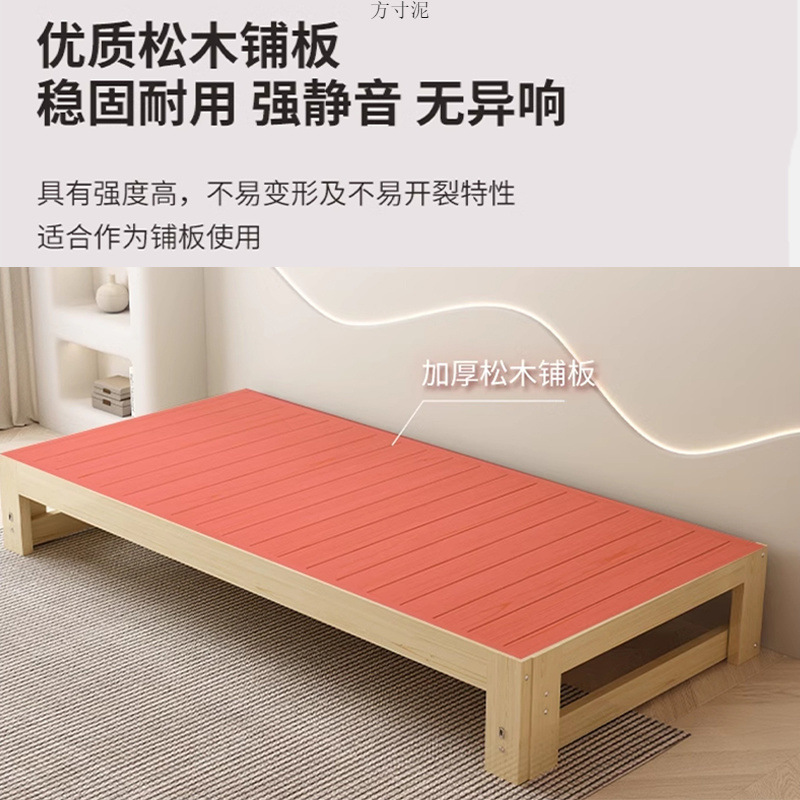 Solid wood sofa bed multifunctional folding bed pull bed integrated dual-purpose small apartment telescopic sofa bed factory a wholesale