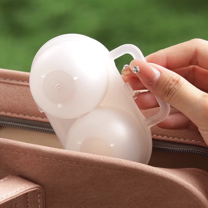 Outdoor portable egg box anti-fall egg storage box travel anti-shock camping anti-shatter egg tray breakfast egg box