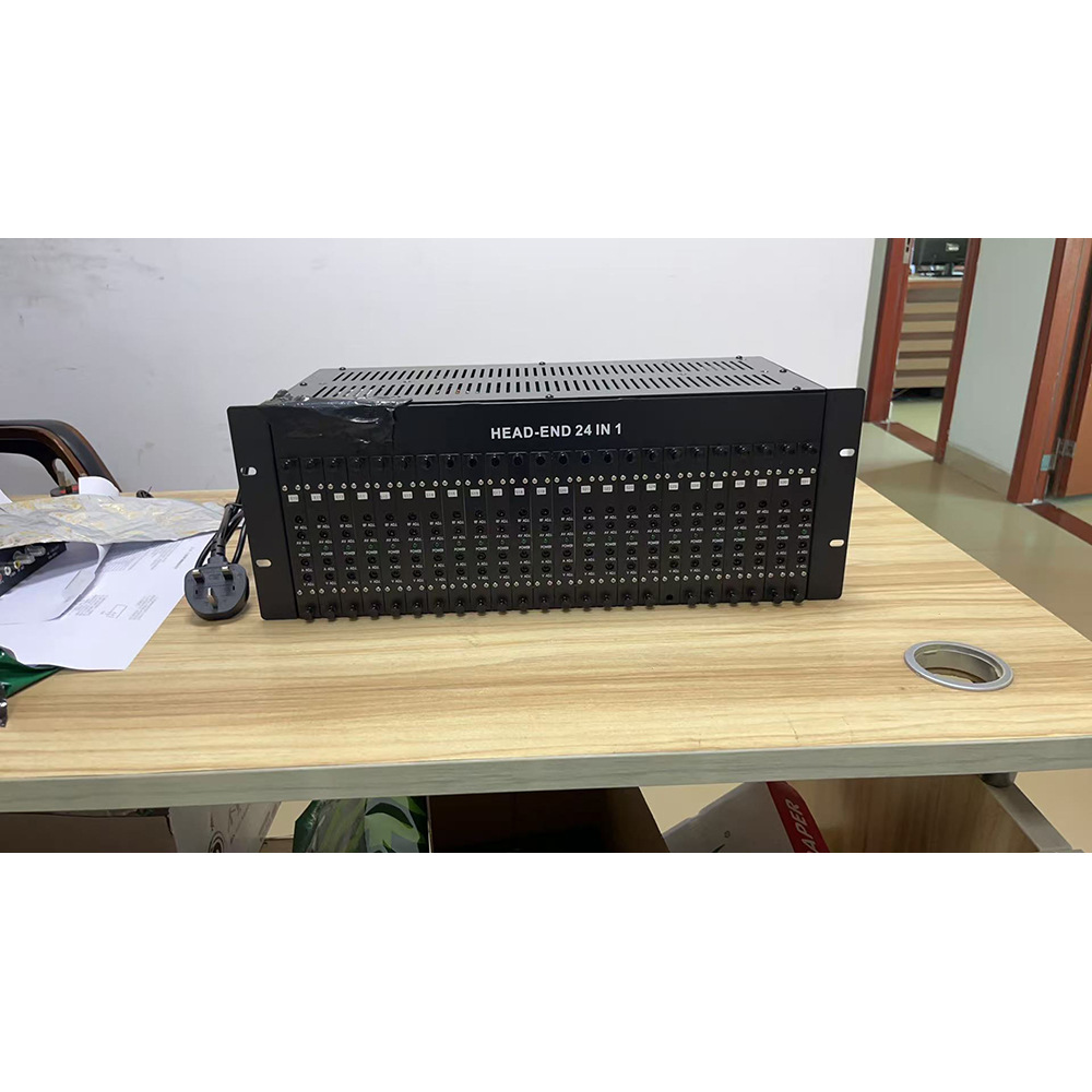 16-Channel 24-Channel Adjacent Frequency Tv Modulator Tv System Hdmi/Av to Rf Radio Frequency Analog Catv Modulator