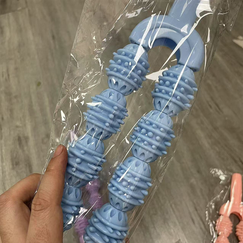 Massage Stick Yoga Wolf Tooth Massage Stick Sensory Massage Calf Muscle Relaxation Roller Shaft Massager