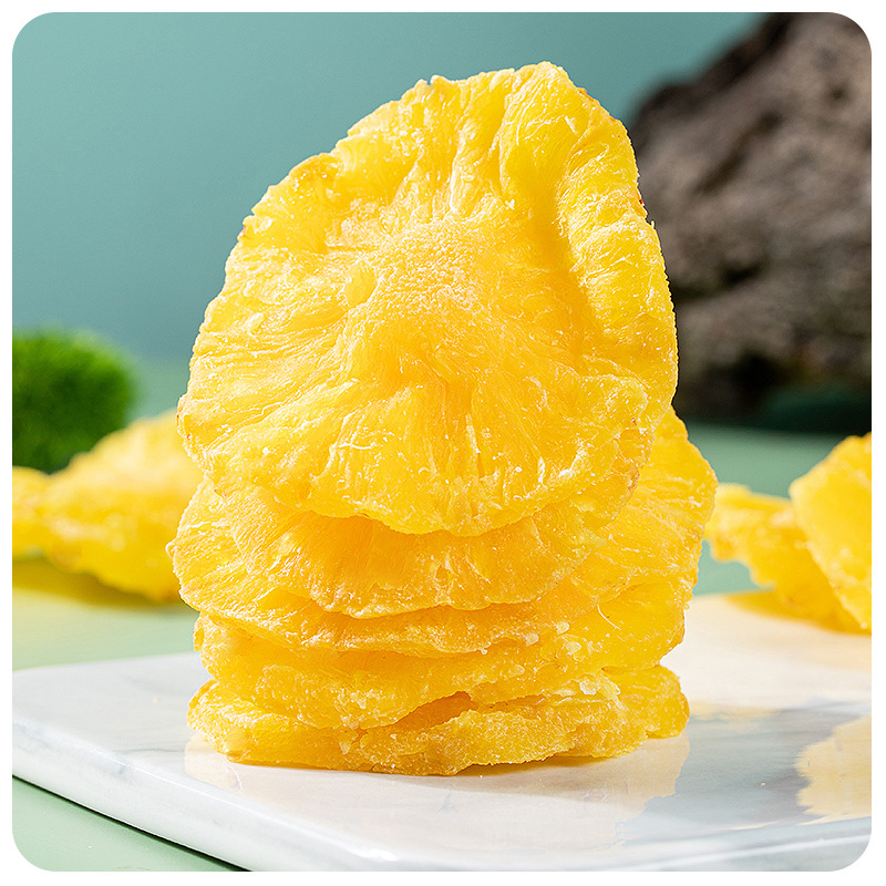 Pineapple Ring Preserved Fruit 500g Candied Fruit Dried Pineapple Dried Pineapple Snacks Snacks to Relieve Cravings Baking Commercial