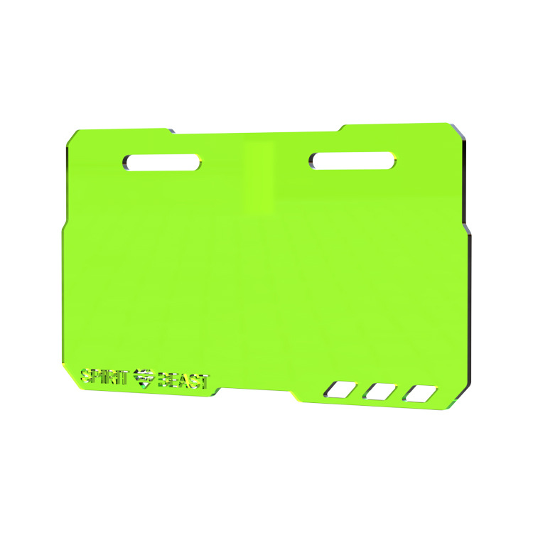 Universal modified spirit beast for electric bicycle No. 9 decorative rear frame Guangzhou transparent acrylic frame