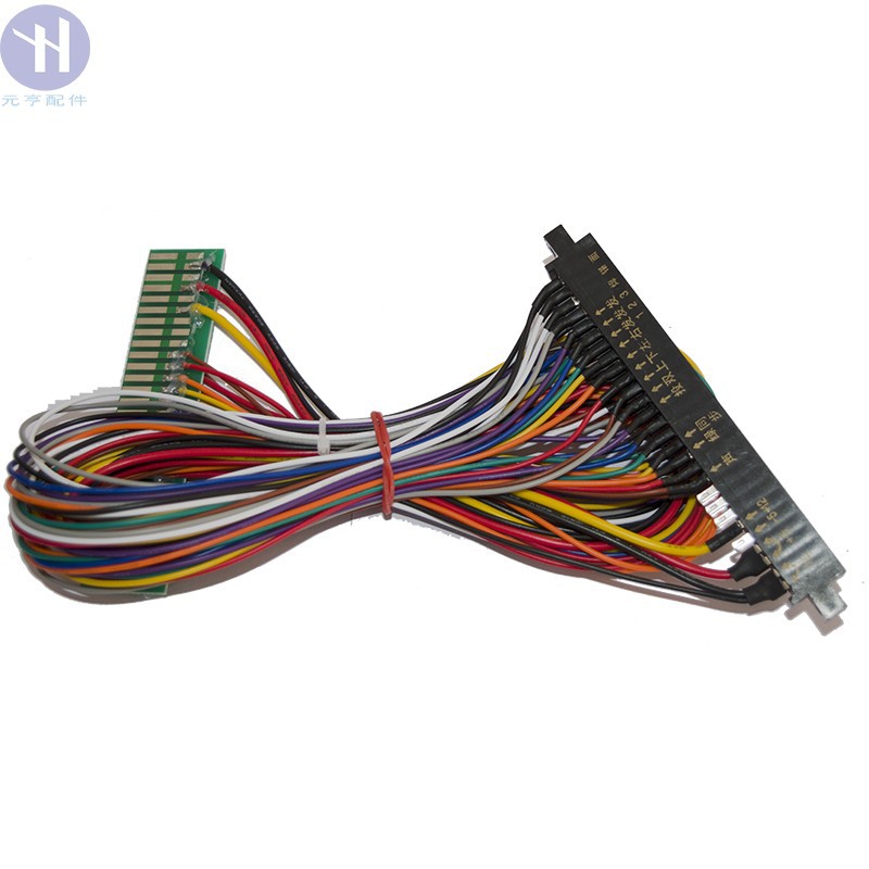 Кабель для игровых консолей 28P с припоем золотые контакты Jamma удлинительный кабель для аркадных игровых машин 60см