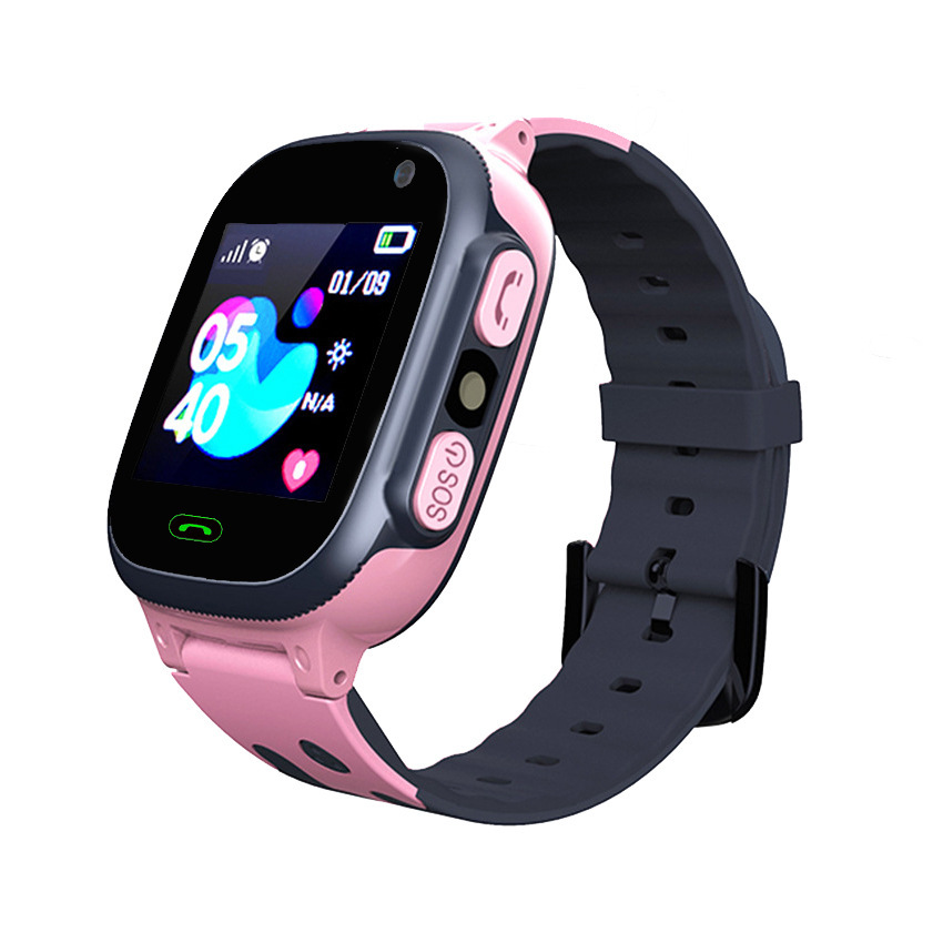 S1 Export Cross-Border Kidsren's Smart Phone Watch Waterproof Q12 English Multi-Language Gps Positioning Factory Wholesale