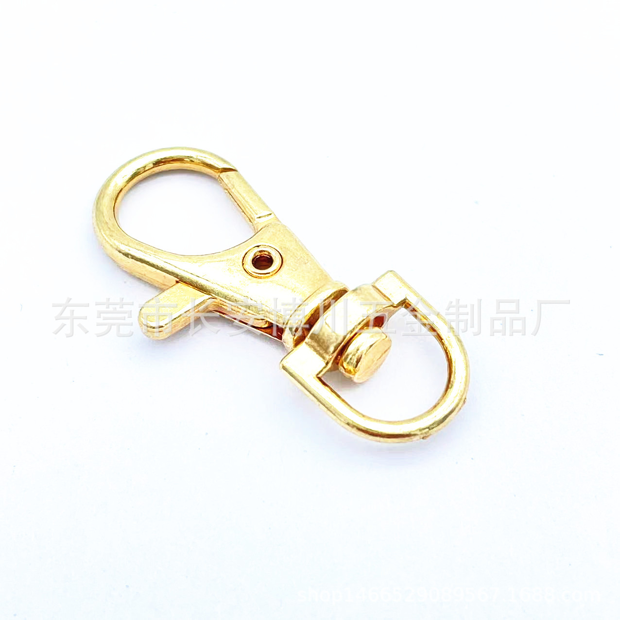 Dongguan manufacturers spot batch of zinc alloy dog buckle metal fish mouth buckle plush toy pendant buckle
