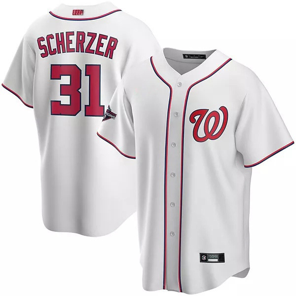 European and American Cross-Border Professional Baseball Uniforms, Softball Uniforms, American Game Baseball Shirts Customized Washington Nationals