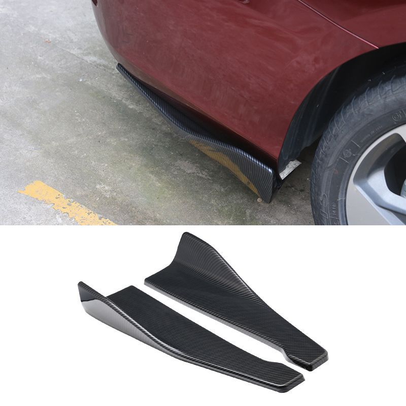 Auto Parts Modified Universal Rear Corner Protection Plate 48cm Bright Black Car Universal Rear Shovel Rear Corner Decoration